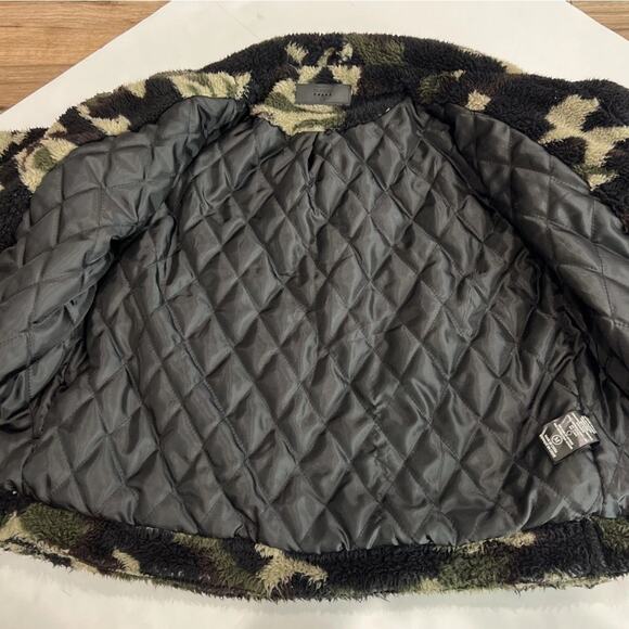 Blank nyc camo fleece Sherpa jacket - Picture 4 of 5